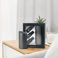 Diffuseur d'huiles essentielles de luxe coffret cadeau Machine de parfum d'aromathérapie portable avec 3 huiles parfumées pour spa de bureau à domicile