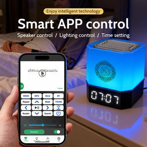 Cadeau islamique, lecteur numérique du Coran avec horloge Azan et lampe tactile, lecteur MP3 avec fonction de prise de notes pour les prières - Product Image 4