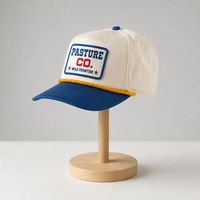 Casquette de baseball structurée à cinq panneaux avec logo personnalisé de luxe, broderie de haute qualité, pour le sport et la course, par le fabricant