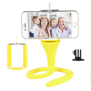Caméra sans fil à distance, bâton de selfie flexible, clip, trépied, <span class=keywords><strong>support</strong></span> de téléphone pour voiture, caméra d'<span class=keywords><strong>action</strong></span>, vélo - Product Image 3