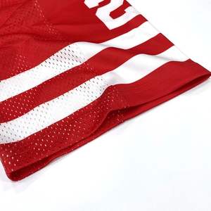 Camiseta corta de fútbol americano de la mejor calidad al por mayor con 23 Christian McCaffrey Brock Purdy NICK BOSA GEORGE KITTLE - Product Image 2