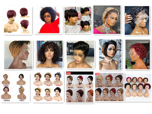 Bán Tự Nhiên 30 Inch Tại Jeddah 613 13X6 Tóc Người Nổi Bật Phía Trước 100% Tóc Giả Tóc Mái Xoăn Sâu Sóng Trinh Nữ Full Hd - Product Image 4