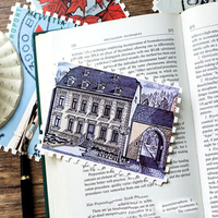30 pcs/pack mignon Vintage timbre anniversaire carte postale ensemble carte de voeux enveloppe cadeau carte d'anniversaire bricolage cadeaux
