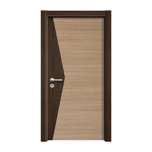 Puerta de madera Interior personalizada de alta calidad, dormitorio, diseño moderno, acabado de pintura, chapa, puerta de madera contrachapada - Product Image 1