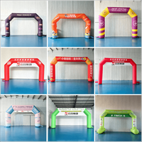 Arche gonflable durable pour événements sportifs de football, en tissu Oxford, pour publicité extérieure, course, décoration et affichage commercial