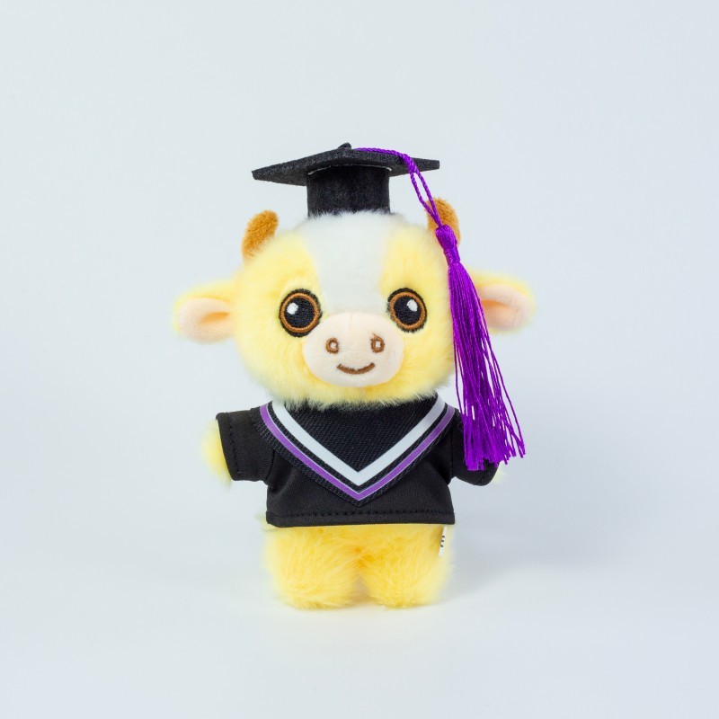 Collare viola-mucca gialla
