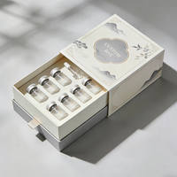 Boîtes personnalisées pour étiquettes de peptides et boîtes magnétiques, boîtes pour flacons, ampoules, sérum pour soins de la peau, emballages rigides de haute qualité, Caja Para