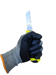 Guantes de Seguridad de Nitrilo Desechables, Flexibles, Gruesos, Duraderos, Resistentes al Aceite y al Agua, Protección Mejorada, Guantes de Trabajo de Uso General EN388 - Product Image 5