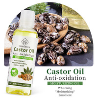 Huile de massage corporelle 100% pure très populaire, pressée à froid, à base d'huiles essentielles de noix de coco, de ricin, de graines noires, de jojoba et d'olive