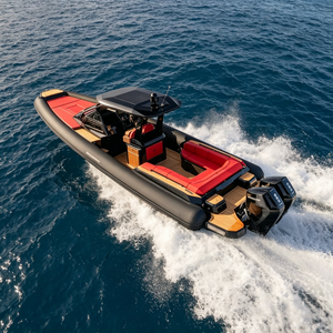 <span class=keywords><strong>Bateau</strong></span> <span class=keywords><strong>semi</strong></span>-<span class=keywords><strong>rigide</strong></span> gonflable Yoolwin 10m en aluminium 5083 à coque en V profond, robuste, avec cabine Orca Hypalon, pour loisirs et croisières - Product Image 3