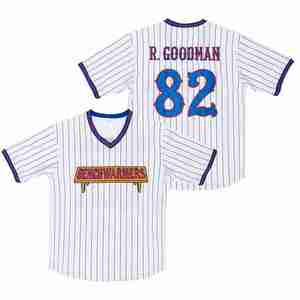 Maglia da Baseball Ricamata di Alta Qualità, Abbigliamento Sportivo Personalizzato, Maglietta a Righe Richie Goodman per Uomini, Donne e Giovani - Product Image 2