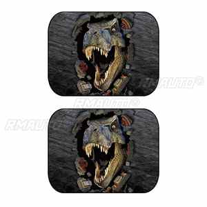 Tapis de sol de voiture universels 3D à imprimé animalier, ensemble de tapis avant et arrière, accessoires intérieurs pour fourgonnette et voiture - Product Image 4