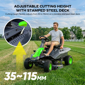 Hantechn <span class=keywords><strong>pour</strong></span> Tracteur de Tonte Agricole 224cc 660mm Lithium-ion à Quatre Roues avec Bac de Collecte DIY Sans Fil - Product Image 4