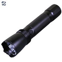 Boîtier de lampe torche tactique en aluminium anodisé usiné sur mesure par CNC