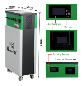 نظام تخزين الطاقة المنزلي المتنقل المتكامل 4nrgy <span class=keywords><strong>Pl</strong></span>- 48V 10kWh 200Ah مع محول مدمج 5KW يعمل ببطاريات أيونات الصوديوم + DDP - Product Image 5