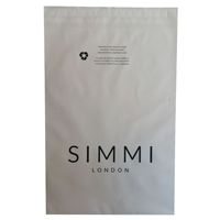 Sacs d'expédition en polyéthylène noir imperméables de haute qualité avec logo de marque personnalisé pour vêtements – Vente en gros