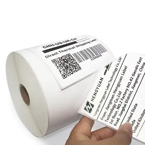 Direct Thermische Etiketten 100X100Mm Verzending Label 4X4 Vrachtbrief Sticker Voor Zebra Afdrukken Machine 1000 Labels
