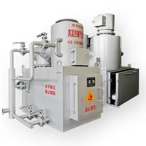 Waste Management Equipment Integrated Pyrolysis Gasification Medical Waste Incinerator With Scrubber