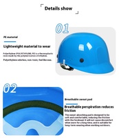 EPI Construction Engineering Rescue Climbing Hard Hat Work Gear Casque de sécurité ABS de protection personnelle