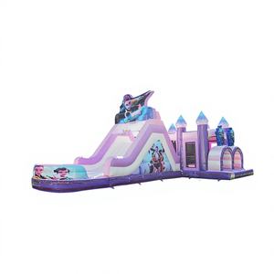 Château gonflable commercial K-Pop WINWAY en PVC, parcours d'obstacles, château gonflable Demon Bounce House avec installation facile, certifié, capacité de 5 à 10 personnes, location - Product Image 1