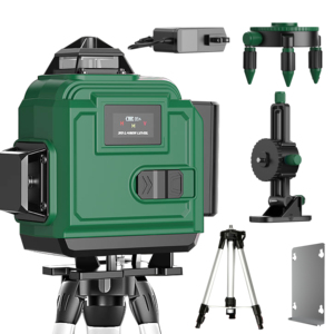 16Line 4D <strong>Laser</strong> <strong>Level</strong> Self Leveling Digital Display 360 Horizontal Vertical Cross Touch Screen Remote <strong>Control</strong> Set - Product Image 5