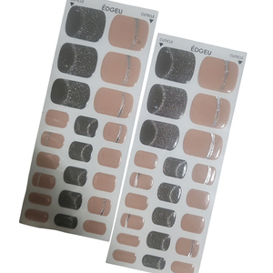 Ensemble d'autocollants pour ongles avec design effet ombré pour un look naturel et une application facile - Product Image 3