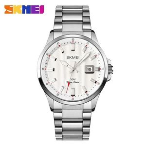 Skmei 1654 <b>Men</b> Luxury Business Top Brand <b>Watches</b> Gold Role Quartz Stainless Steel Strap Calendar <b>Wrist</b> <b>Watch</b> Relogio Masculino - Product Image 1