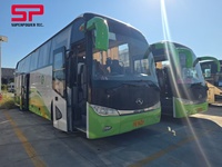 Autocar d'occasion King Long XMQ6113, 51 places, double porte, châssis à suspension pneumatique diesel Yuchai 280HP, non opérationnel, 2015