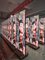 Pantalla LED para Video Wall P2 SMD de Alta Luminosidad HDR10+ 4K, Soporte de Pie Tipo A con LED, Directo de Fábrica en Shenzhen