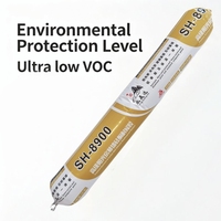 Scellant silicone neutre non corrosif à durcissement par humidité pour façade de bâtiment sans formaldéhyde