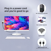 Wholesale OEM Gaming All-in-One PC Desktop Kit Intel I3/I5/I7 24-Inch Monitor M.2 SSD 512GB RGB Lighting Windows 10/11