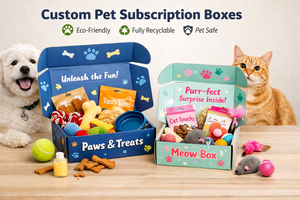 Boîte d'emballage cadeau personnalisée pour <span class=keywords><strong>abonnement</strong></span> de marque animale de compagnie |   Boîte d'expédition en carton ondulé écologique pour produits pour chiens et chats, nourriture - Product Image 2