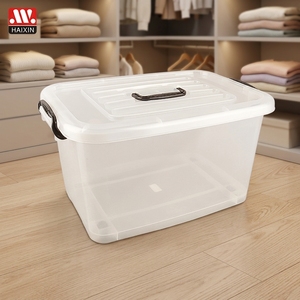 6L 11L 18L 30L 45L Home Multifunction <strong>Small</strong> Cute Kids Clothes Toy Organizer Transparent Plastic Storage Box <strong>Bin</strong> <strong>with</strong> <strong>Lid</strong> - Product Image 1