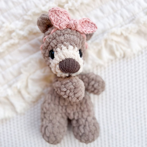 Logo personalizzato e filato di ciniglia adorabile fatto a mano regalo di artigianato per bambini o <span class=keywords><strong>orso</strong></span> all'uncinetto - Product Image 4