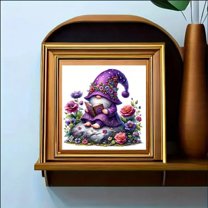 Pinturas de paisajes acrílicas modernas y misteriosas pintadas a mano, kit de bordado de diamantes DIY con marco, taladro completo - Product Image 2
