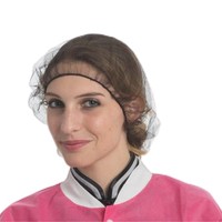 Casquettes jetables en filet à cheveux à pince Offre Spéciale en usine pour l'industrie alimentaire ou la salle blanche