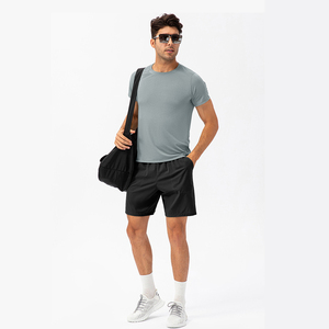 <span class=keywords><strong>เสื้อ</strong></span>กีฬาลำลองสำหรับผู้ชายเสื้อ<span class=keywords><strong>ยืด</strong></span>ธรรมดาเสื้อยืดลายไม้ไผ่ - Product Image 3