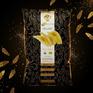 Хрустящие филиппинские банановые чипсы с морской солью 150г, оптом - Product Image 1