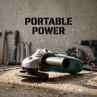 Meuleuse d'angle électrique portative de qualité industrielle pour le travail du bois, moteur à balais 720W haute puissance