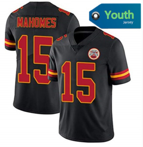 Maillots de football pour jeunes de Kansas City, 15 Patrick Mahomes, 87 Travis Kelce, 10 Pacheco, maillot cousu édition limitée pour ENFANTS, rouge - Product Image 4