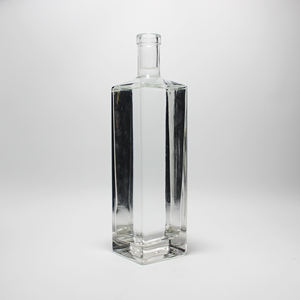 Bouteille de vodka, gin, rhum, whisky, tequila, liqueur, <span class=keywords><strong>alcool</strong></span>, en verre, de qualité alimentaire, élégante, personnalisée, avec bouchon - Product Image 2