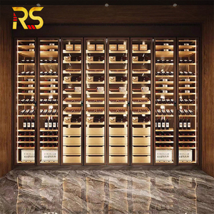 Cave à vin professionnelle à température contrôlée avec éclairage LED, meuble de bar et de rangement moderne Rs229 Wine - Product Image 5