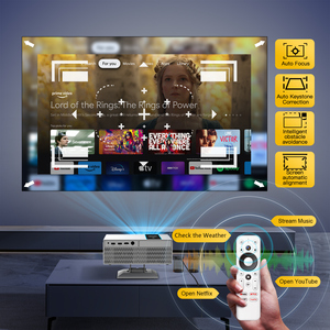 Projecteur de cinéma XNANO X6 Home Theater 4k Android Smart Bluetooth WiFi certifié Google Full HD 1080P - Product Image 5