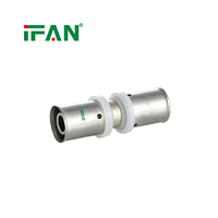 IFAN Échantillon Gratuit Raccords en Laiton à Sertir pour Plomberie, Raccords à Sertir en Laiton pour Tuyaux PEX Multicouche