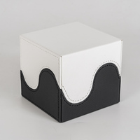 Boîte de rangement pour cartes à collectionner Henwei Hw Fashion en cuir PU de haute qualité, personnalisable, 100+ emplacements