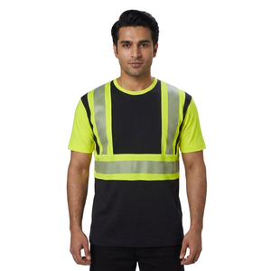 Wholesale High Visibility <b>Shirts</b> Safety <b>T</b>-<b>shirt</b> <b>Hi</b> <b>Vis</b> Quick Dry Custom Safety Clothing - Product Image 1