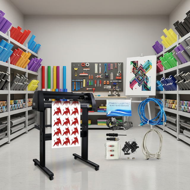 High Quality Yinghe Vinyl Sticker Film Cutting Plotter Machine Vinyl Cutter Heat Transfer Print Cut Machine