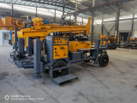 Forage de puits monté sur remorque de 300m Machine de forage rotative Rig Water Hole Machine Afrique du Sud