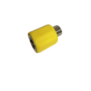 Connecteur de gaz antistatique PPR en cuivre, filetage interne/externe 4 points, pour tuyaux de chauffe-eau en acier inoxydable - Product Image 1