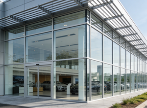 Diseño de Lujo con Muro Cortina de Vidrio, Estructura de Acero, Construcción Comercial, Biblioteca, Librería, Concesionario de Autos, Museo - Product Image 2